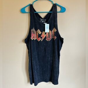 NWT AC/DC black and red tank top #ACDC